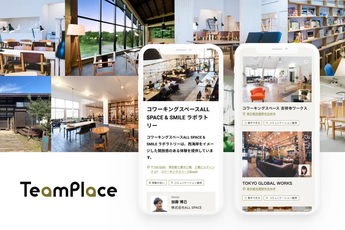 仕事場のサブスクリプションプラットフォーム「TeamPlace®」